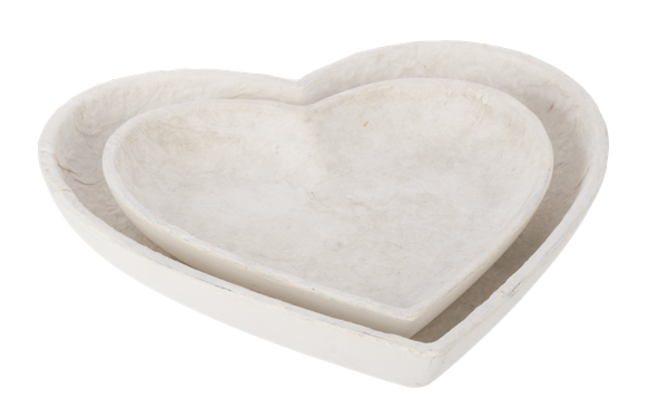 Decorative Textured Heart Trays