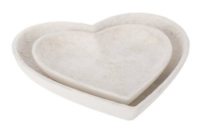 Decorative Textured Heart Trays