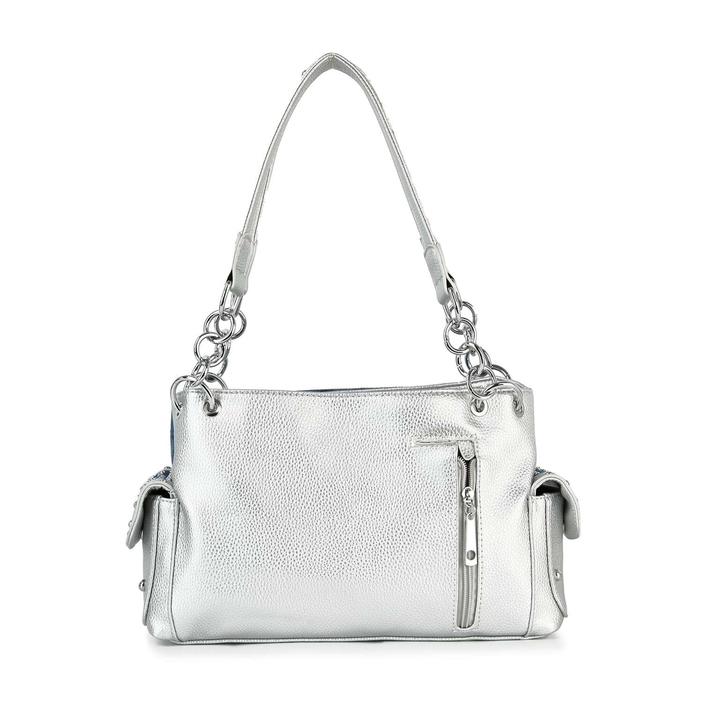 Handbag Express - Glamorous Ombre Rhinestone Patterned Fashion Handbag