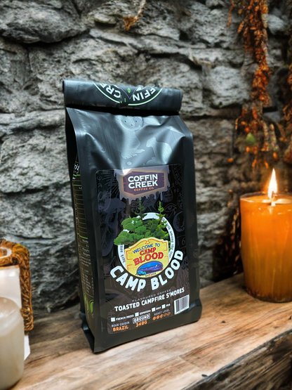 Coffin Creek Coffee - Camp Blood - Campfire S'Mores Flavor