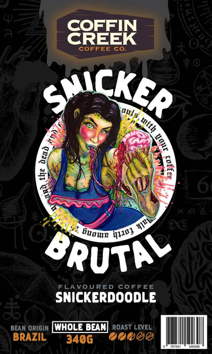 Coffin Creek Coffee - SnickerBrutal - Chocolate Caramel and Peanut Flavor