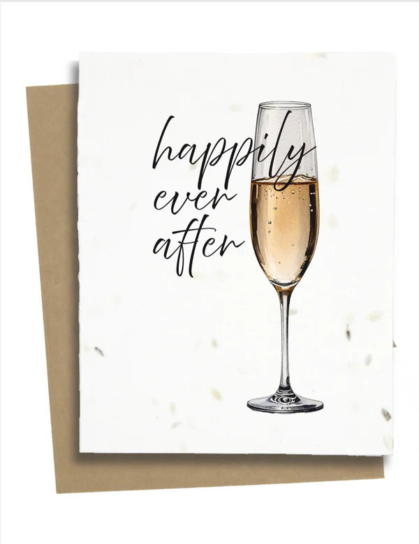 Champagne Wedding Card - CWC