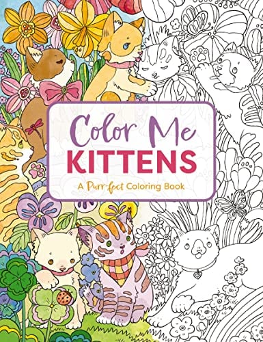 Color Me Kittens: A Purr-fect Adult Coloring Book