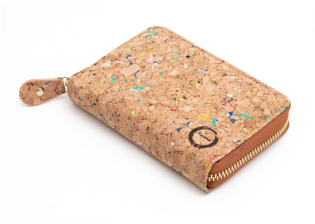 Cork Zip Up Wallet