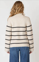 Load image into Gallery viewer, Oat/Black 1/4 Zip Sweater-2627033

