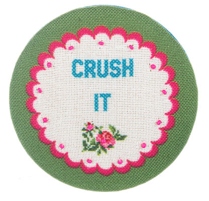 Embroidered Cheeky Chic Travel Compact Mirrors