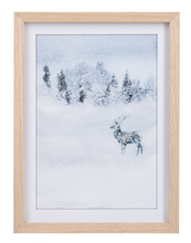 Load image into Gallery viewer, Framed Winter Deer Wall Decor
