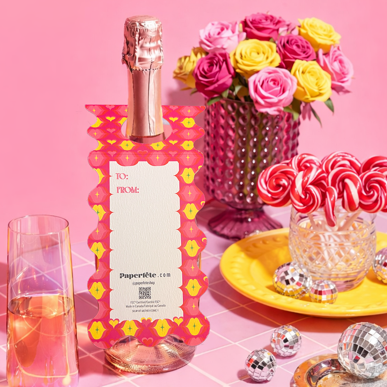 Paperfete Shop - Toast tag - iconic woman