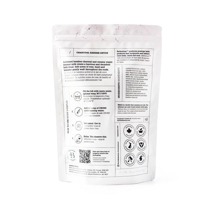 Bathorium - Charcoal Garden Detox Crush Bath Soak 3kg Bulk Bag