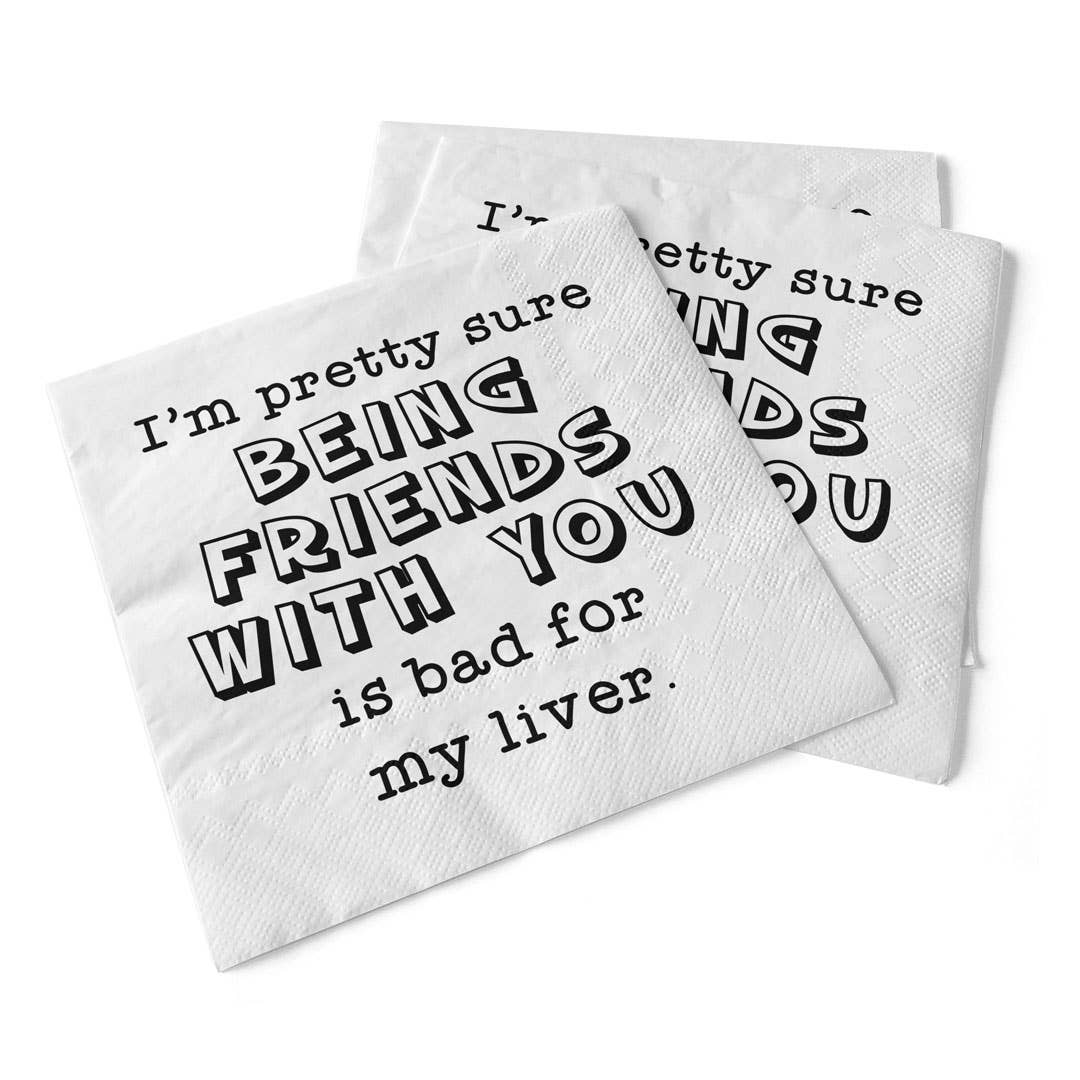 I'm Pretty Sure | Beverage Napkins