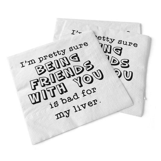 I'm Pretty Sure | Beverage Napkins