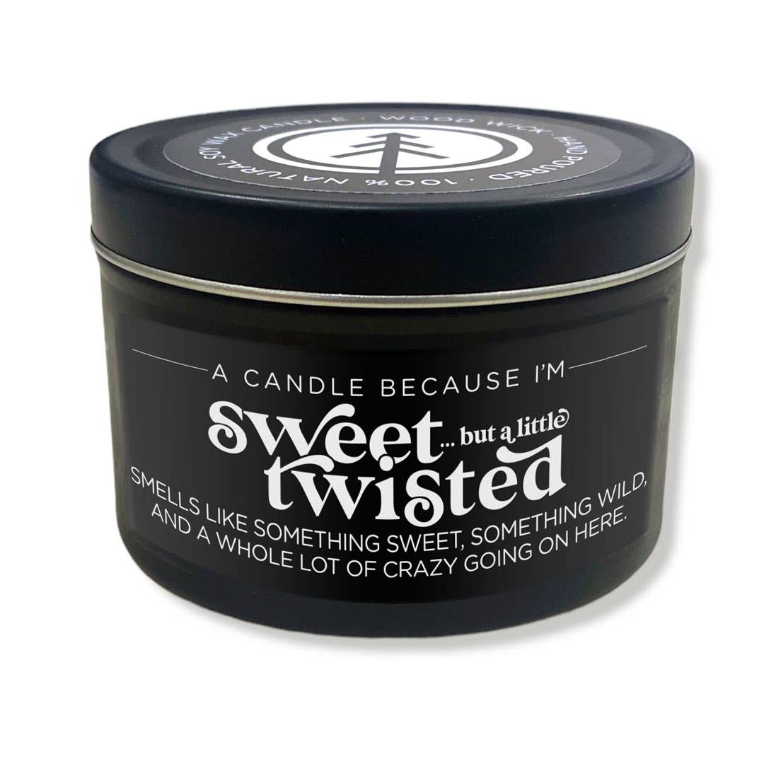 Sweet But A Little Twisted | Wood Wick Candle