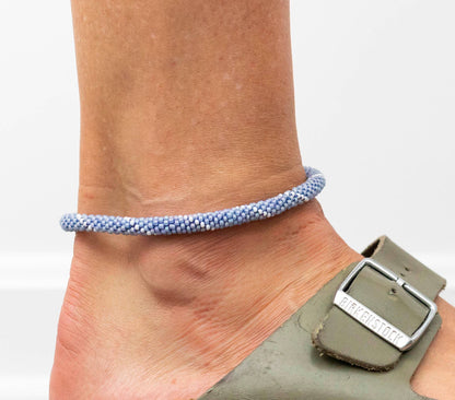 Aid Through Trade - *NEW* Roll-On® Anklet - Feather Cloud
