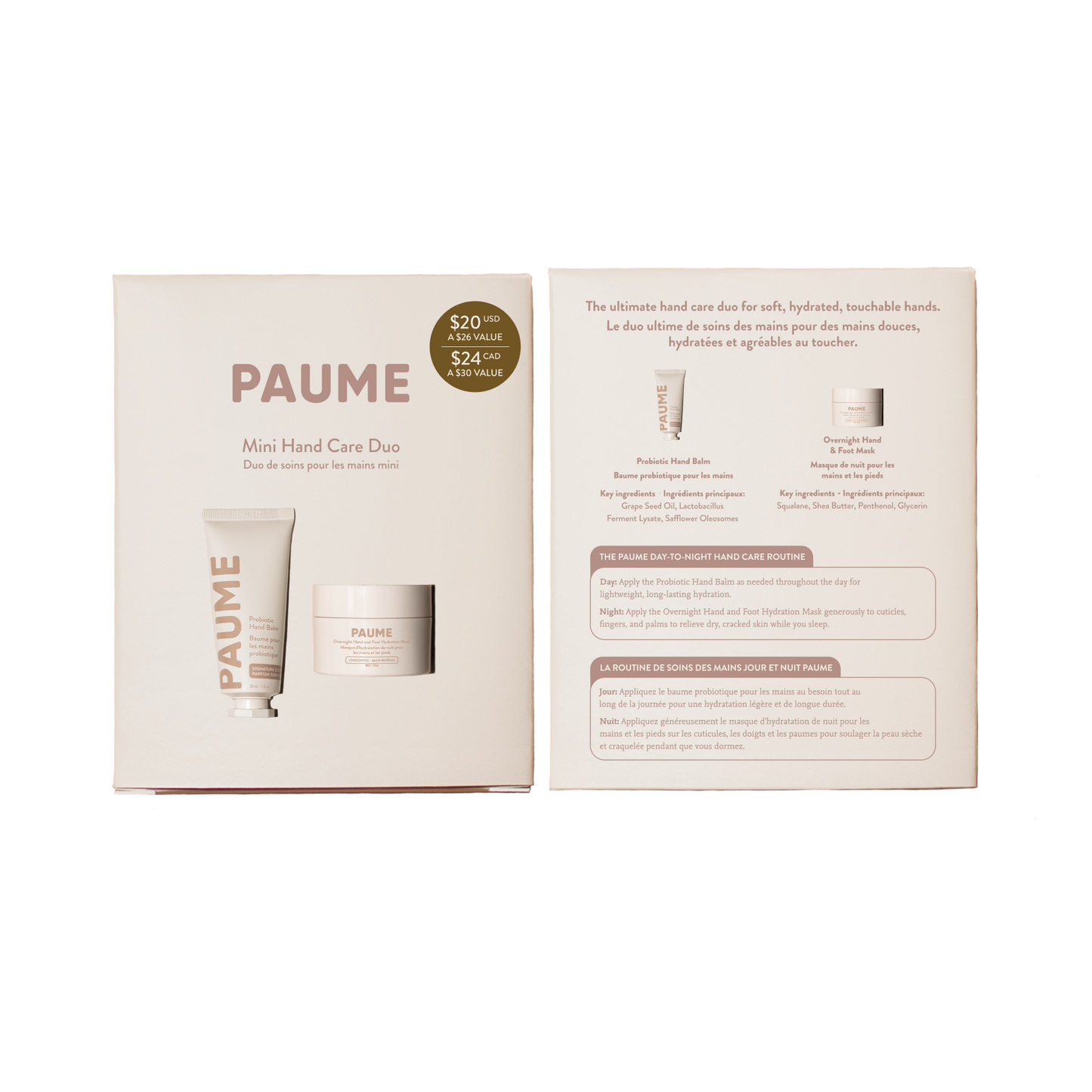PAUME - Mini Hand Care Duo Boxed Set