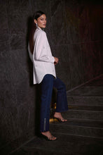 Load image into Gallery viewer, Classic Straight Leg Jeans with Rhinestone Hem-254917
