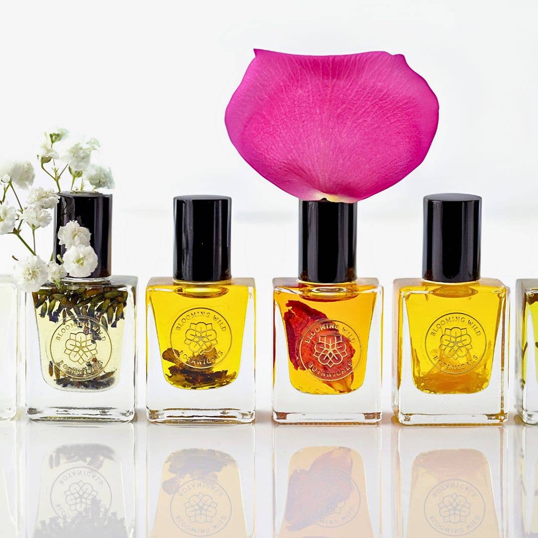 Blooming Wild Botanicals - Meadow Plant Perfume Roll-On | Ylang Ylang + Grapefruit