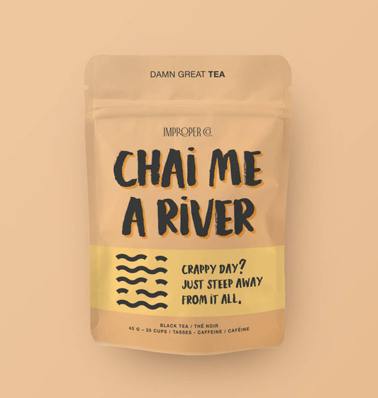 Chai Me A River Black tea, 20 Servings, Chai Tea Blend