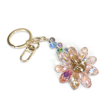 Load image into Gallery viewer, Crystal Daisy Keychain
