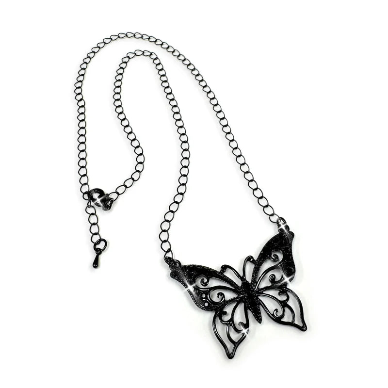 Lace Butterfly Necklace