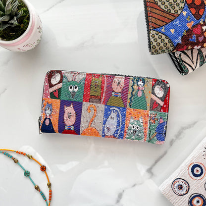 Cat Squares Wallet