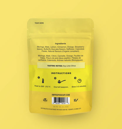 Improper Co. (No duties | Ships from CAN/USA) - Ray Of F’in Sunshine Herbal tea, 20 Servings, Tea Blend