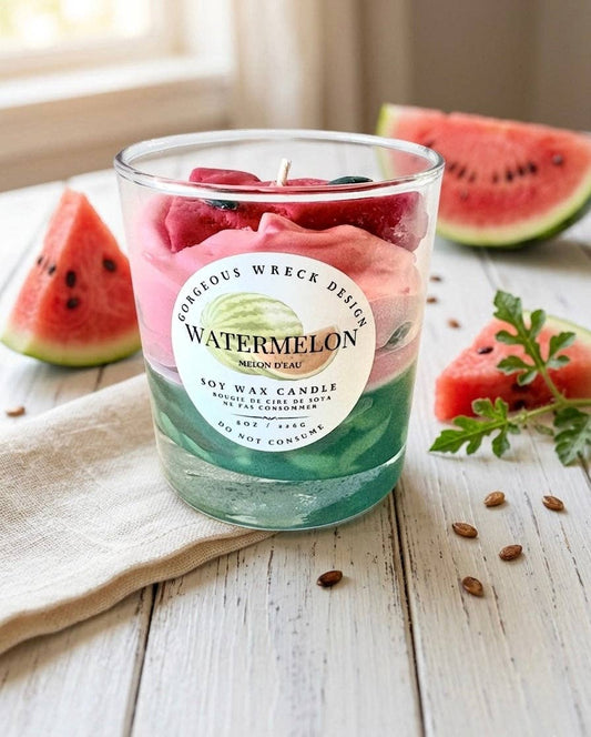 Watermelon Dessert Candle