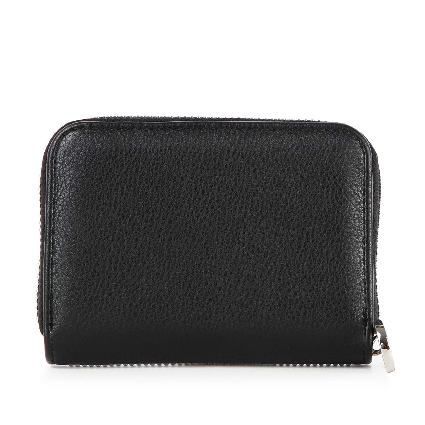 Handbag Express - Rhinestone Design Petite Zip Around Wallet