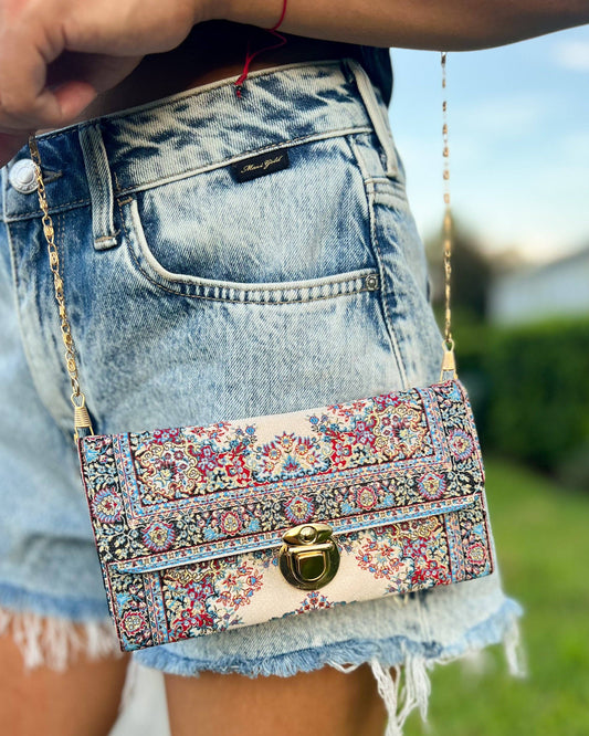 Beige Turkish Crossbody Bag