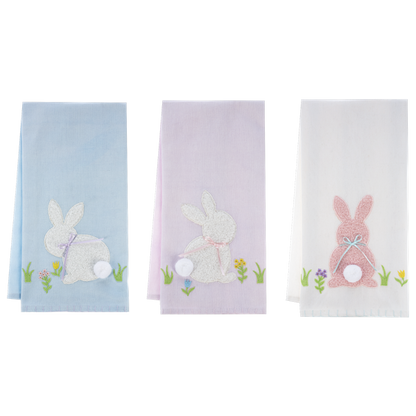 Pom Pom Bunny Kitchen Towel