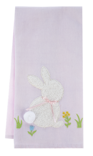 Pom Pom Bunny Kitchen Towel
