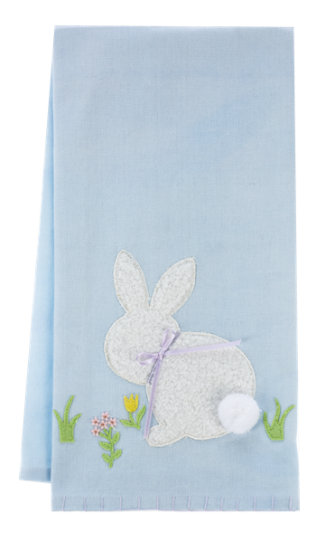 Pom Pom Bunny Kitchen Towel