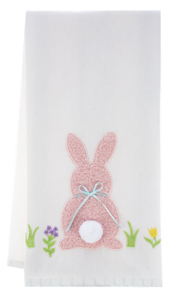 Pom Pom Bunny Kitchen Towel