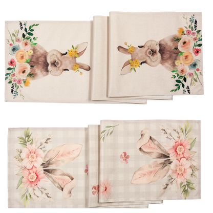 Blooms & Bunnies Table Runner
