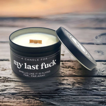 My Last Fuck | Wood Wick Candle