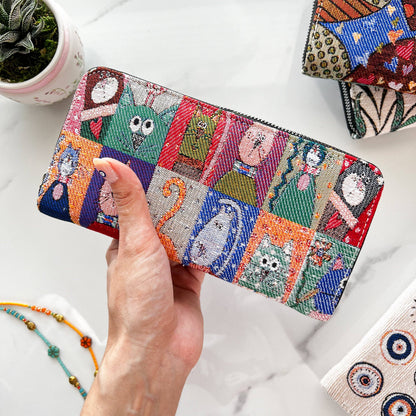 Cat Squares Wallet