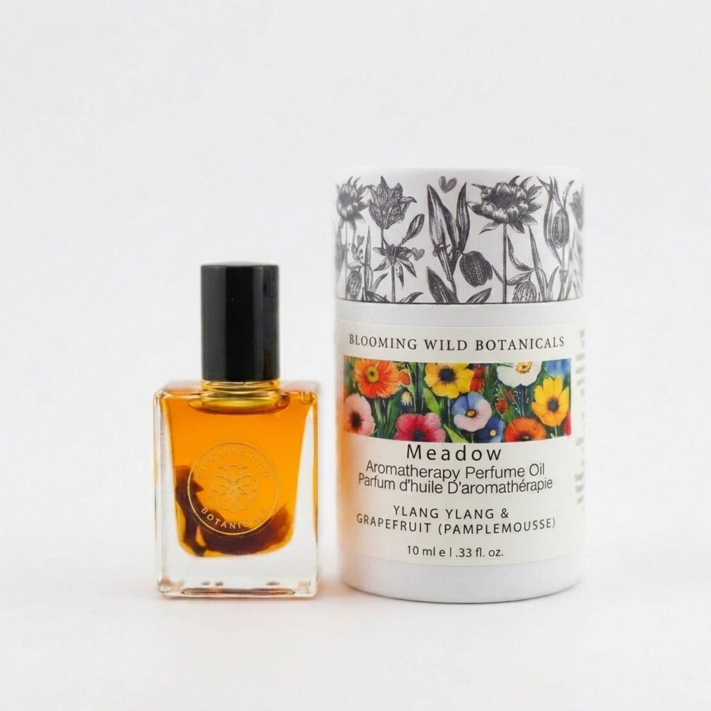 Blooming Wild Botanicals - Meadow Plant Perfume Roll-On | Ylang Ylang + Grapefruit
