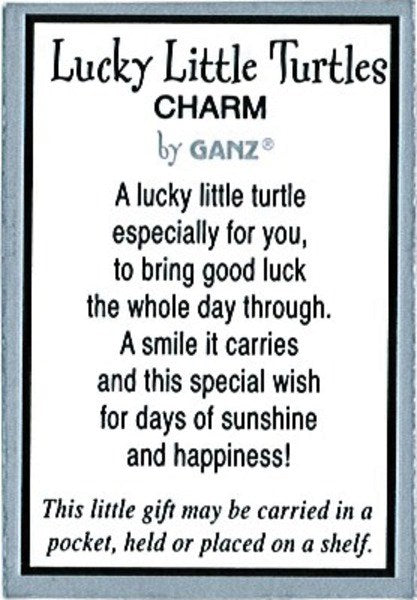 Lucky Little Turtle Charms
