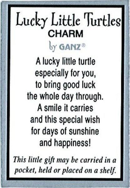 Lucky Little Turtle Charms