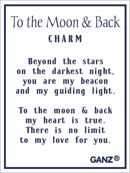 Love You to The Moon and Back Charm