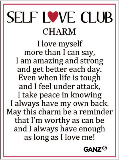 Self Love Club Charm