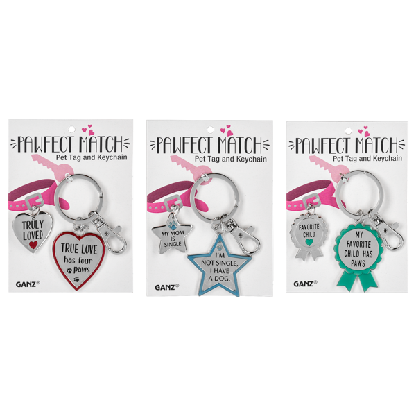 Pawfect Match Pet Tag & Keychain
