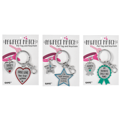 Pawfect Match Pet Tag & Keychain
