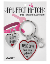Load image into Gallery viewer, Pawfect Match Pet Tag &amp; Keychain
