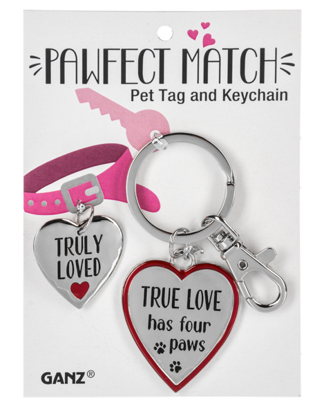 Pawfect Match Pet Tag & Keychain
