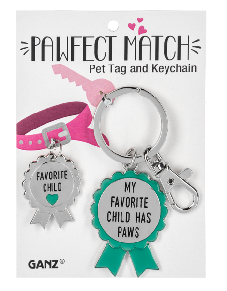 Pawfect Match Pet Tag & Keychain