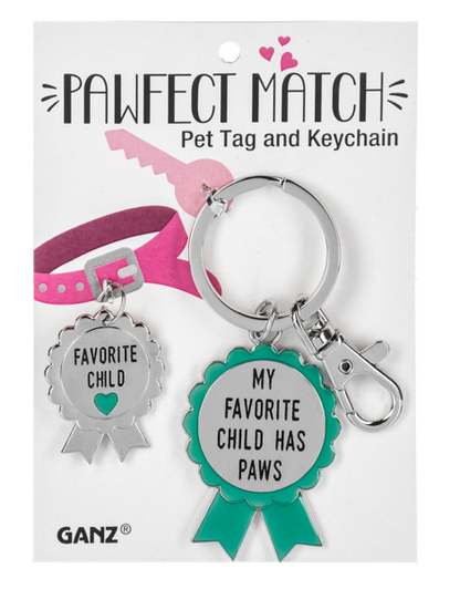 Pawfect Match Pet Tag & Keychain