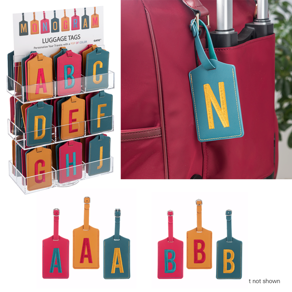 Monogram Luggage Tag
