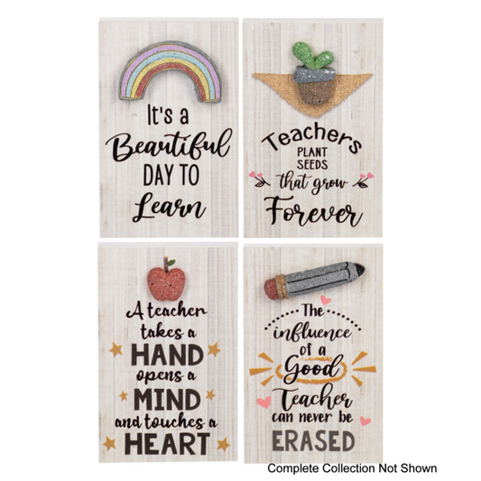 Mini Message Plaques with mini gift bags