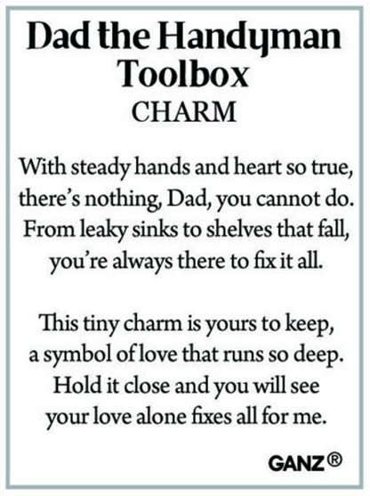 Dad the Handyman Charm