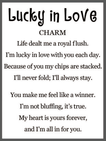 Lucky in Love Charm
